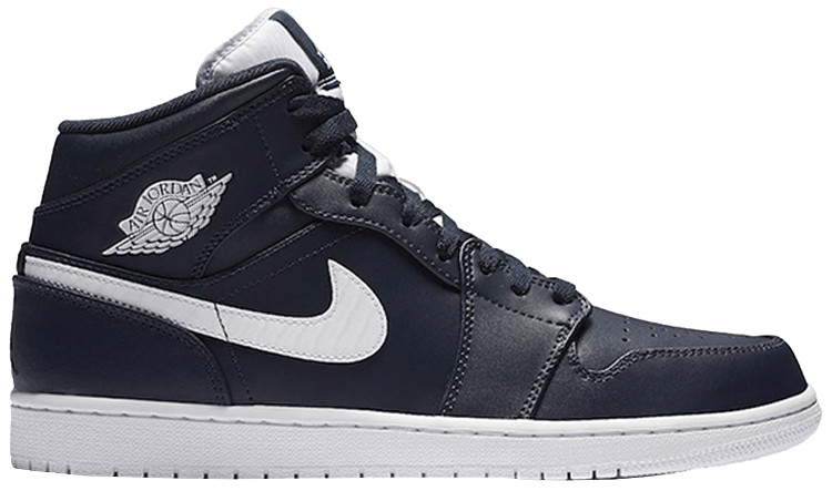 Air Jordan 1 Retro Mid Obsidian 554724-402